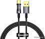 Кабель Baseus Explorer Series Auto Power-Off Fast Charging USB Type-A -USB Type-C (2 м, черный)