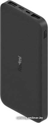 Купить портативное зарядное устройство xiaomi redmi power bank 10000mah (черный) в интернет-магазине X-core.by