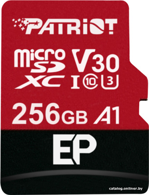 Купить карта памяти patriot microsdxc ep series pef256gep31mcx 256gb (с адаптером) в интернет-магазине X-core.by