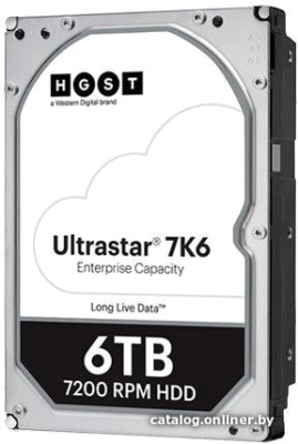 Жесткий диск HGST Ultrastar 7K6 6TB HUS726T6TAL5204 купить в интернет-магазине X-core.by