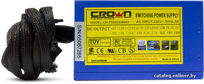Блок питания CrownMicro CM-PS500 Smart  купить в интернет-магазине X-core.by