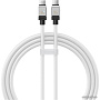 Кабель Baseus CoolPlay Series USB Type-C - USB Type-C (1 м, белый)