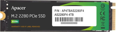 SSD Apacer AS2280F4 4TB AP4TBAS2280F4-1  купить в интернет-магазине X-core.by