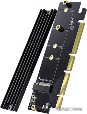 Купить адаптер ugreen cm465 30715 pci express 4.0x16 - m.2 nvme в интернет-магазине X-core.by
