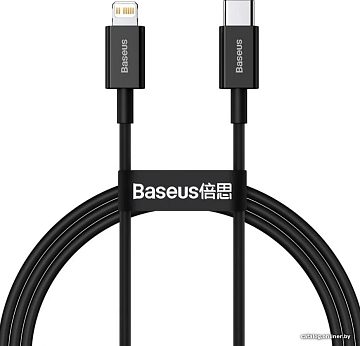Кабель Baseus CATLYS-C01 USB Type-C - Lightning (2 м, черный)