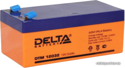 Купить аккумулятор для ибп delta dtm 12032 (12в/3.2 а·ч) в интернет-магазине X-core.by