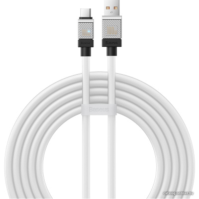 Купить кабель baseus coolplay series usb type-a - usb type-c (2 м, белый) в интернет-магазине X-core.by