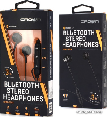 Купить наушники crownmicro cmbh-5098 в интернет-магазине X-core.by