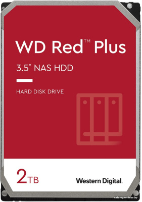 Жесткий диск WD Red Plus 2TB WD20EFPX купить в интернет-магазине X-core.by