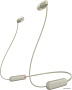 Наушники Sony WI-C100 (бежевый)