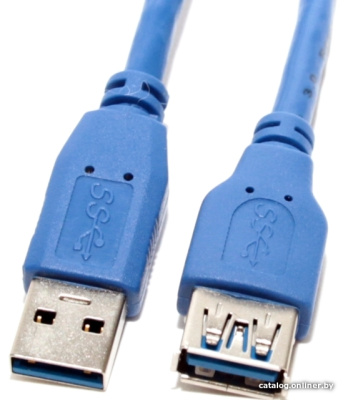 Купить удлинитель 5bites usb type-a - usb type-a uc3011-005f (0.5 м, синий) в интернет-магазине X-core.by