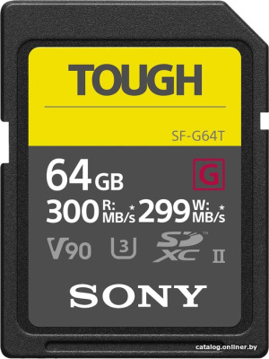Купить карта памяти sony sdxc sf-g64t 64gb в интернет-магазине X-core.by