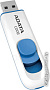 USB Flash A-Data C008 White+Blue 16 Гб (AC008-16G-RWE)