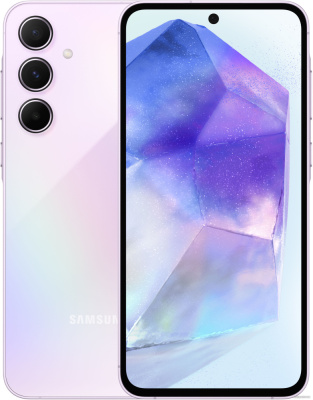 Купить смартфон samsung galaxy a55 sm-a556e 8gb/256gb (лиловый) в интернет-магазине X-core.by