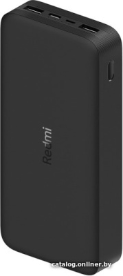 Купить внешний аккумулятор xiaomi redmi power bank 20000mah (черный, международная версия) в интернет-магазине X-core.by