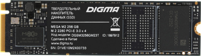 SSD Digma Mega M2 256GB DGSM3256GM23T  купить в интернет-магазине X-core.by