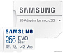 Карта памяти Samsung EVO Plus 2021 microSDXC 256GB (с адаптером)