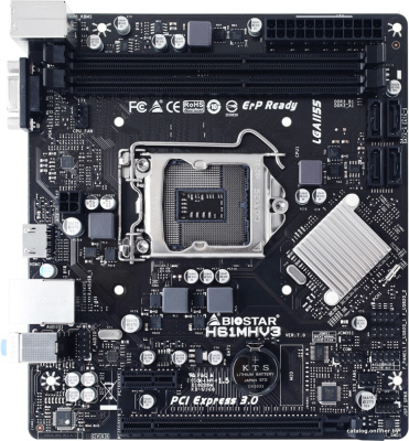 Материнская плата BIOSTAR H61MHV3 Ver. 7.0  купить в интернет-магазине X-core.by