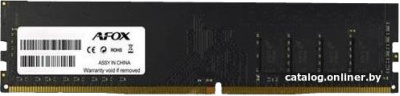 Оперативная память AFOX 16GB DDR4 PC4-21300 AFLD416FS1P  купить в интернет-магазине X-core.by