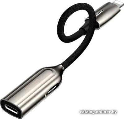 Купить кабель baseus 2-in-1 ip male to dual ip female adapter l55 в интернет-магазине X-core.by