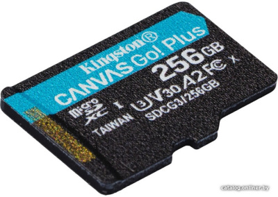 Купить карта памяти kingston canvas go! plus microsdxc 256gb (с адаптером) в интернет-магазине X-core.by