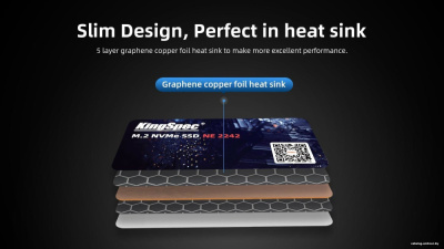 SSD KingSpec NE-256-2242 256GB  купить в интернет-магазине X-core.by
