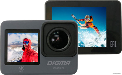 Купить экшен-камера digma dicam 870 в интернет-магазине X-core.by