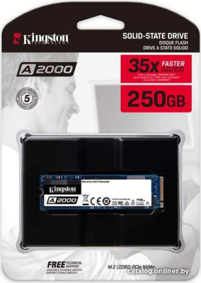 SSD Kingston A2000 250GB SA2000M8/250G  купить в интернет-магазине X-core.by