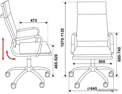 Купить кресло бюрократ ch-993/m01 (черный) в интернет-магазине X-core.by