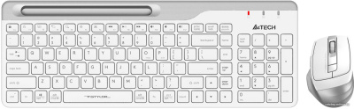 Купить клавиатура + мышь a4tech fstyler fb2535c (белый) в интернет-магазине X-core.by