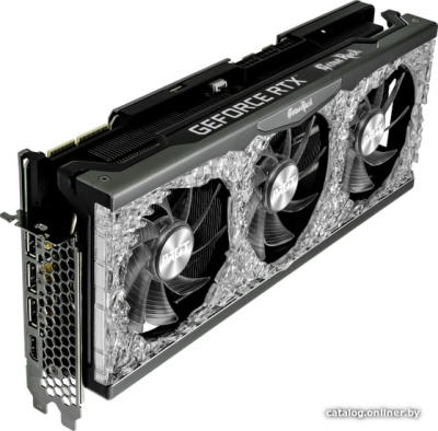 Видеокарта Palit GeForce RTX 3090 GameRock 24GB GDDR6X NED3090T19SB-1021G  купить в интернет-магазине X-core.by