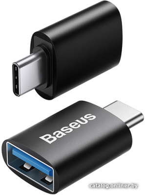 Купить адаптер baseus zjjq000001 usb type-c - usb type-a (черный) в интернет-магазине X-core.by