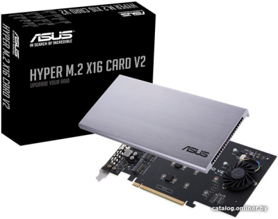 Купить планка asus hyper m.2 x16 card v2 в интернет-магазине X-core.by