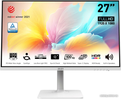 Купить монитор msi modern md2712pw в интернет-магазине X-core.by