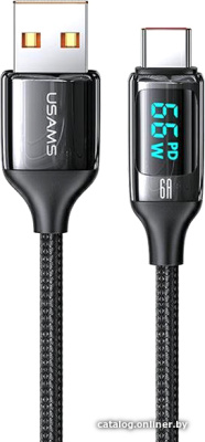 Купить кабель usams u78 usb type-a - usb type-c sj544usb01 (1.2, черный) в интернет-магазине X-core.by