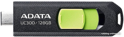 USB Flash ADATA UC300 128GB (черный/зеленый)  купить в интернет-магазине X-core.by
