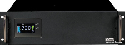 Купить источник бесперебойного питания powercom king pro rm kin-3000ap lcd rm в интернет-магазине X-core.by