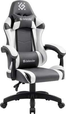 Купить игровое (геймерское) кресло defender fortune 64026 (серый/белый) в интернет-магазине X-core.by