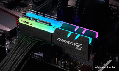 Оперативная память G.Skill Trident Z RGB 2x32GB DDR4 PC4-25600 F4-3200C16D-64GTZR  купить в интернет-магазине X-core.by
