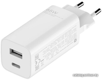 Купить сетевое зарядное xiaomi 65w gan charger (международная версия) в интернет-магазине X-core.by