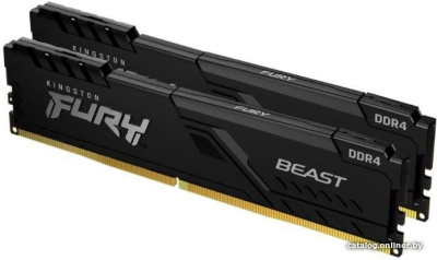 Оперативная память Kingston FURY Beast 2x8GB DDR4 PC4-25600 KF432C16BBK2/16  купить в интернет-магазине X-core.by