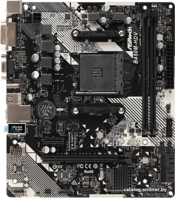 Материнская плата ASRock B450M-HDV R4.0  купить в интернет-магазине X-core.by