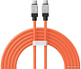 Кабель Baseus CoolPlay Series USB Type-C - USB Type-C (2 м, оранжевый)