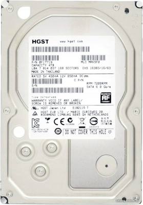 Жесткий диск HGST Ultrastar 7K4000 4TB HUS724040ALE641 купить в интернет-магазине X-core.by