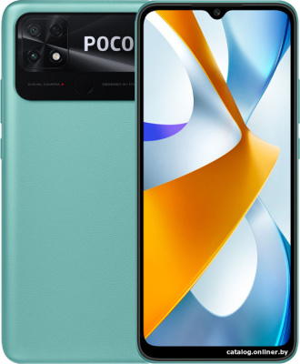Купить смартфон poco c40 4gb/64gb международная версия (бирюзовый) в интернет-магазине X-core.by