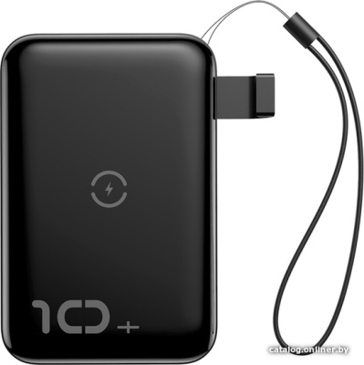 Купить портативное зарядное устройство baseus mini s bracket wireless ppxff10w-01 10000mah (черный) в интернет-магазине X-core.by