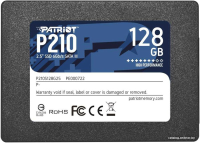 SSD Patriot P210 128GB P210S128G25  купить в интернет-магазине X-core.by