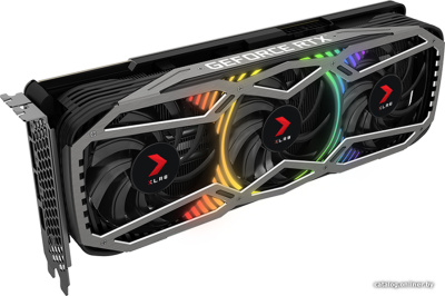 Видеокарта PNY GeForce RTX 3070 8GB XLR8 Gaming REVEL EPIC-X RGB Triple Fan LHR VCG30708LTFXPPB  купить в интернет-магазине X-core.by
