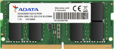 Оперативная память A-Data Premier 8GB DDR4 SODIMM PC4-21300 AD4S26668G19-SGN  купить в интернет-магазине X-core.by