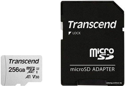 Купить карта памяти transcend microsdxc 300s 256gb (с адаптером) в интернет-магазине X-core.by